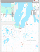 Grand Traverse County, MI Digital Map Premium Style